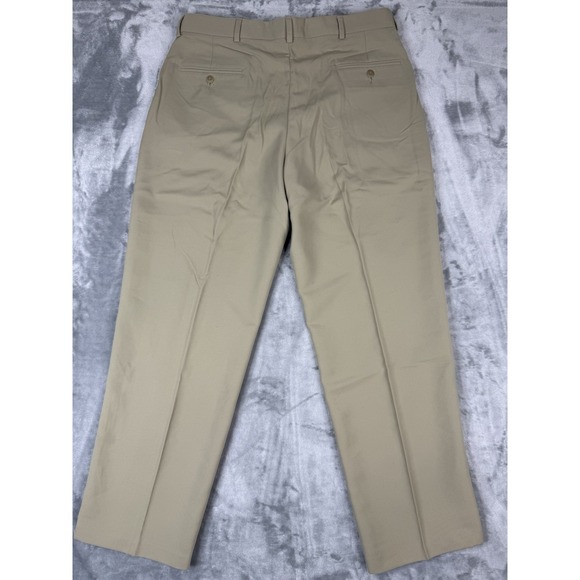 Kenneth Cole Reaction Men's Tan, Beige Dress Pants Slacks Size 36x30 - Picture 6 of 9